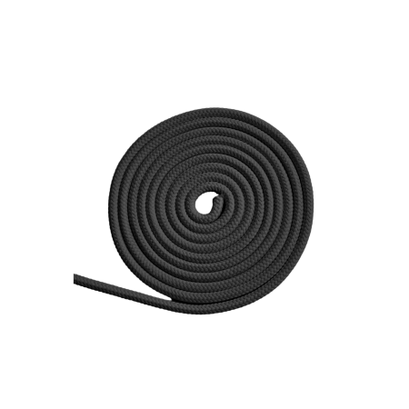 czarna lina do huśtawek zwinięta w rulon