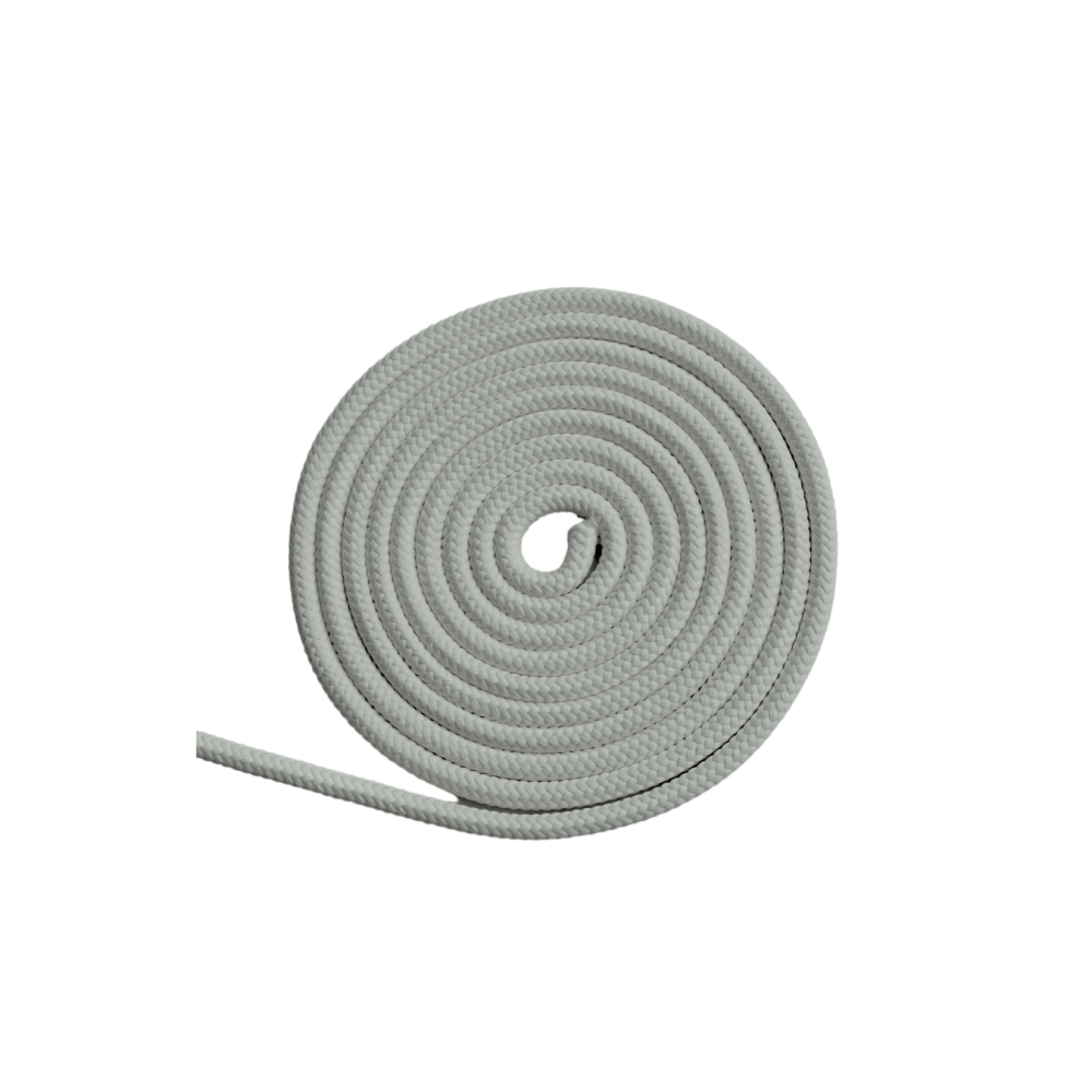 zwinięta lina do huśtawek Nuki w kolorze szarym