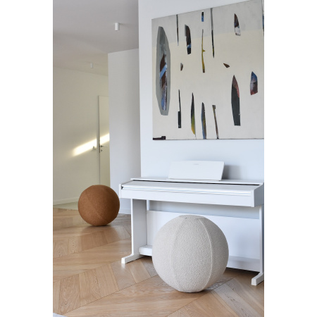 pokrowiec Sfera na piłkę do ćwiczeń gimnastycznych i jogi od Nuki z materiału boulle