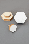 WIESZAK HEKSAGON BIAŁY