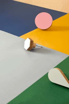 WIESZAK HEKSAGON BIAŁY