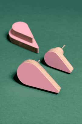 WIESZAK KROPLA RÓŻOWY