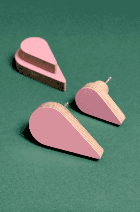 WIESZAK KROPLA RÓŻOWY