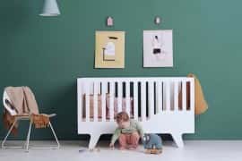 ŁÓŻECZKO ZE SKLEJKI "DREAM" białe