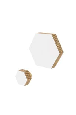 WIESZAK HEKSAGON BIAŁY