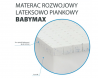 Materac piankowy  HEVEA BABY Max z lateksem 