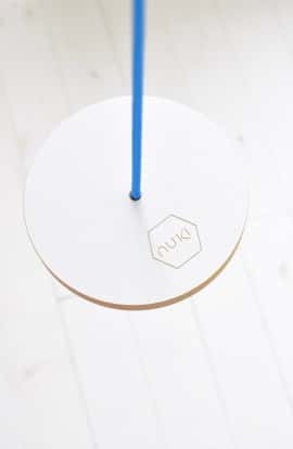 HUŚTAWKA KOŁO biała