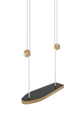 HUŚTAWKA DESKOROLKA czarna