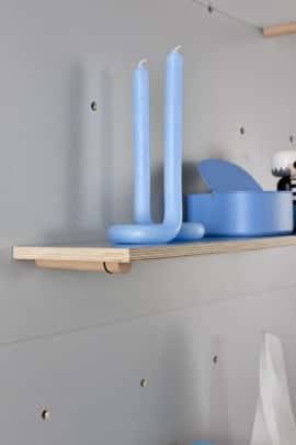 MODUŁOWA TABLICA PEGBOARD POZIOMA CZARNA