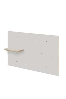 MODUŁOWA TABLICA PEGBOARD POZIOMA CZARNA