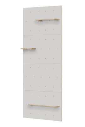 MODUŁOWA TABLICA PEGBOARD POZIOMA CZARNA