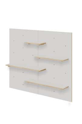 TABLICA PEGBOARD PIONOWA SZARA