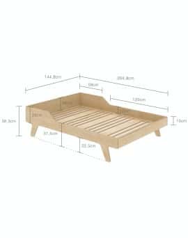 ŁÓŻKO DREAM DOUBLE białe