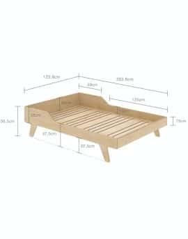 PODWÓJNE ŁÓŻKO DREAM białe