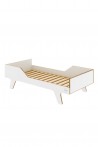 SKANDYNAWSKIE ŁÓŻKO DREAM "LEWE" BIAŁE