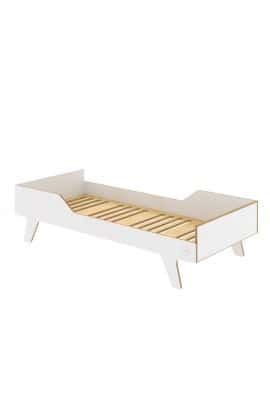 SKANDYNAWSKIE ŁÓŻKO DREAM "LEWE" BIAŁE