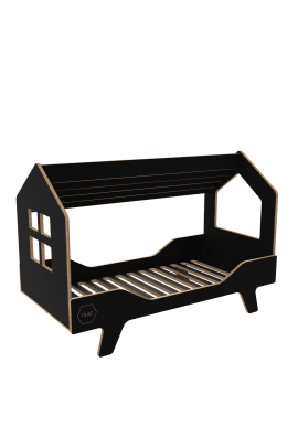 SKANDYNAWSKIE ŁÓŻKO DREAM HOUSE CZARNE