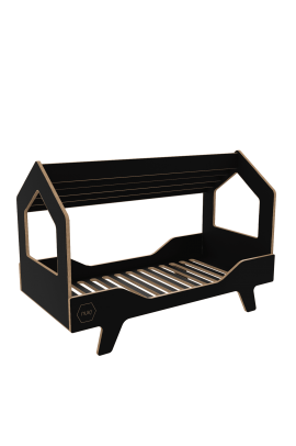 SKANDYNAWSKIE ŁÓŻKO DREAM HOUSE CZARNE