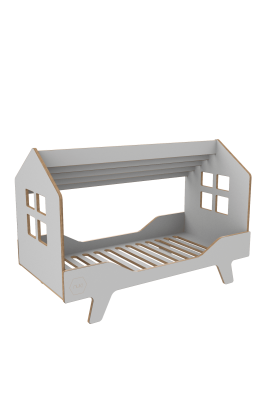 SKANDYNAWSKIE ŁÓŻKO DREAM HOUSE SZARE