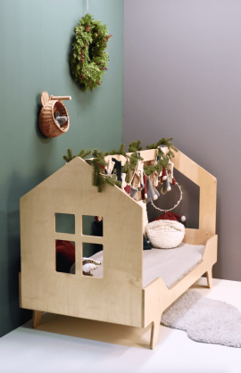 SKANDYNAWSKIE ŁÓŻKO DOMEK