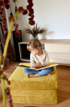 SKŁADANY MATERAC SFERA S PUDROWY