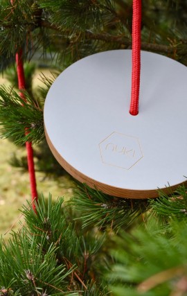 HUŚTAWKA KOŁO szara