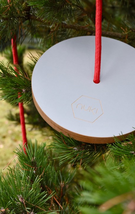 HUŚTAWKA KOŁO szara