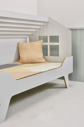 SKANDYNAWSKIE ŁÓŻKO DREAM HOUSE SZARE