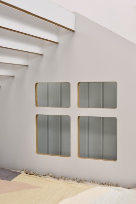 SKANDYNAWSKIE ŁÓŻKO DREAM HOUSE SZARE