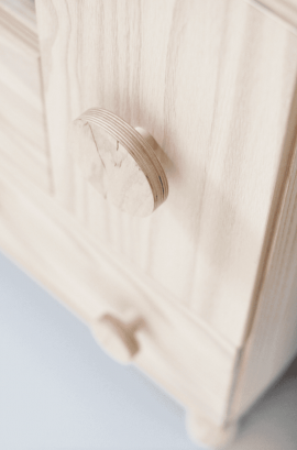 WIESZAK ścienny/uchwyt KOŁO NATURALNY