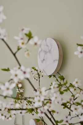 ZESTAW WIESZAKÓW ścienny/uchwyt KOŁO CZARNY