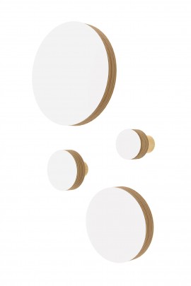 ZESTAW WIESZAKÓW ścienny/uchwyt KOŁO MARMUR