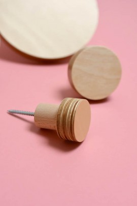 ZESTAW WIESZAKÓW ścienny/uchwyt KOŁO MARMUR