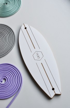 HUŚTAWKA SURF biała