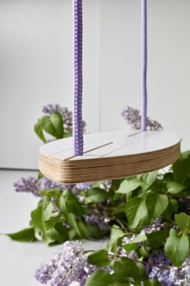 HUŚTAWKA SURF biała