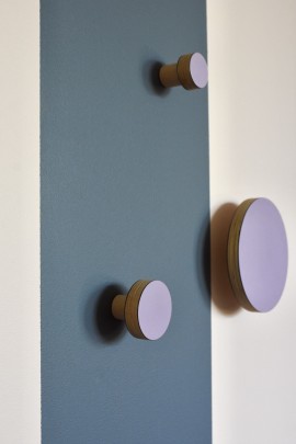 ZESTAW WIESZAKÓW / UCHWYT KOŁO LAWENDA