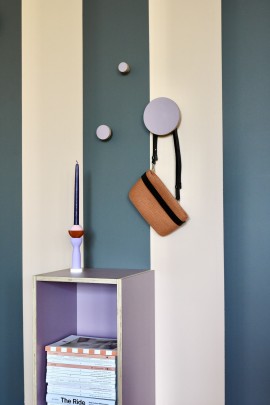 ZESTAW WIESZAKÓW / UCHWYT KOŁO LAWENDA