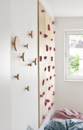 WIESZAK ścienny/uchwyt KOŁO PUDROWY RÓŻOWY