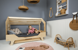 SKANDYNAWSKIE ŁÓŻKO DOMEK