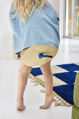 HUŚTAWKA KOŁO naturalna