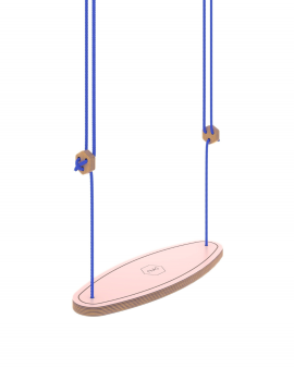 HUŚTAWKA XL różowa