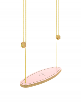 HUŚTAWKA XL różowa