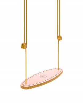 HUŚTAWKA XL różowa