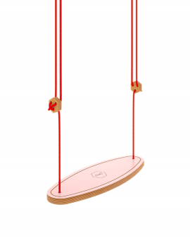 HUŚTAWKA XL różowa