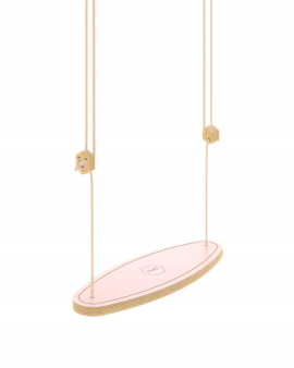 HUŚTAWKA XL różowa