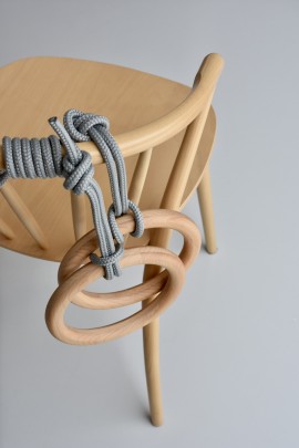 Drewniane kółka gimnastyczne z litego drewna bukowego